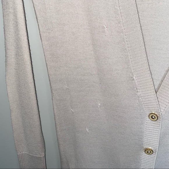 100% MERINO WOOL CLUB MONACO CARDIGAN - Picture 5 of 5